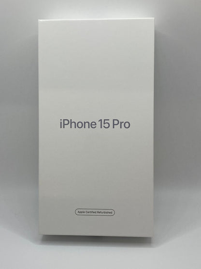 047★新品未開封★iPhone 15 Pro 128GB ブラックチタニウム　メーカー保証１年